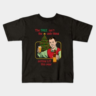 Getting Lit This Year Kids T-Shirt